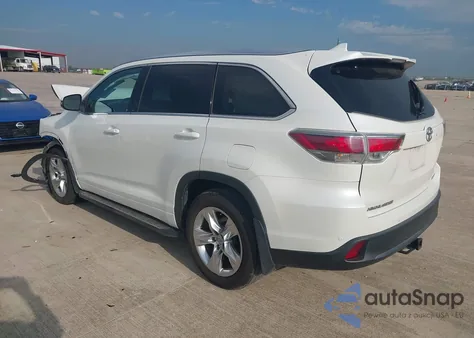 2015 Toyota Highlander Limited V6 from USA, damaged, VIN 5TDYKRFH0FS073079